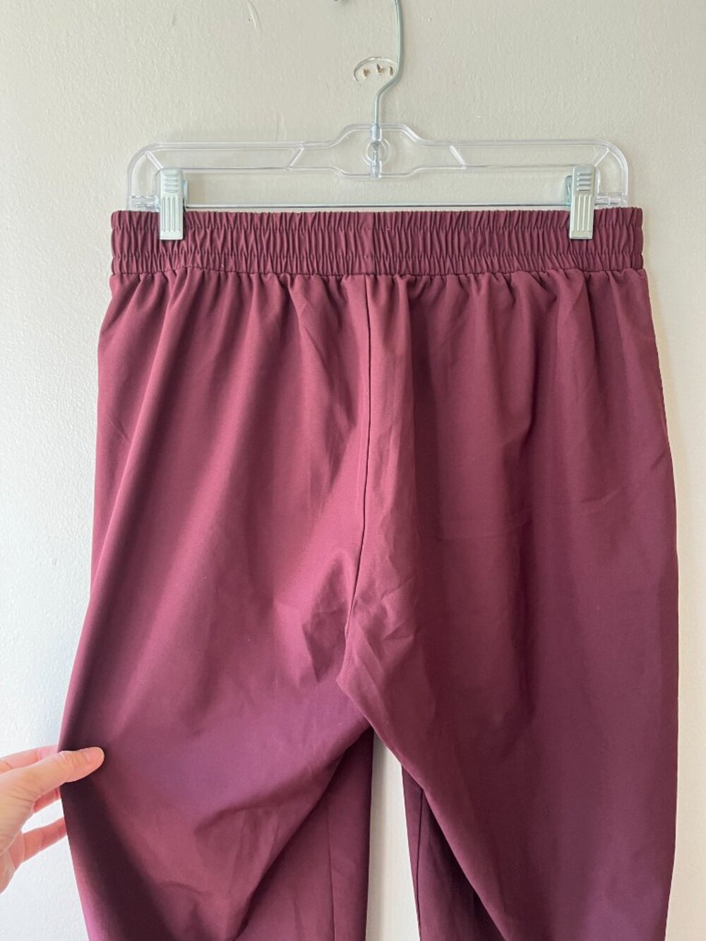 Old Navy Sz M Stretch Brooklyn Heights High Rise Jogger Pants Ankle Zipper - Picture 6 of 10